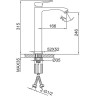 Смеситель для раковины FRAP H76 F1076-29